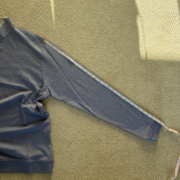 Johnnie-O Sully Quarter Zip purple Large - Picture 10 of 15